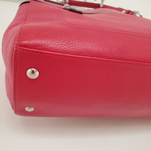 Coach Penolope Red Leather Shoulder Bag - Picture 9 of 12
